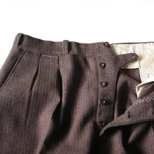 Load image into Gallery viewer, ~ 1950&#39;s TAPARED WOOL SLACKS (W33)
