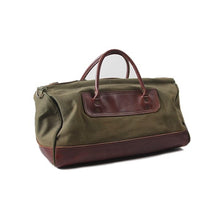 Load image into Gallery viewer, VINTAGE &quot;GOKEYS&quot; CANVAS &amp; LEATER BOSTON BAG
