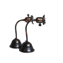 Load image into Gallery viewer, ANTIQUE JAPANNED WALL LAMP � @
