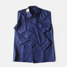 画像をギャラリービューアに読み込む, N.O.S FRENCH WORK COTTON TWILL JACKET (LARGE)
