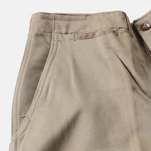 Load image into Gallery viewer, NOS 1940&#39;s &quot;USARMY&quot; DOUBLE STITCH CHINO TROUSER (W32)
