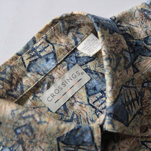 Load image into Gallery viewer, OLD &quot;CROSSINGS&quot; S / S COTTON SHIRT (LARGE)
