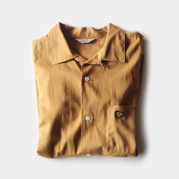 NOS 1950's ~ "BRENT" S / S RAYON BOX SHIRT (15 HALF)