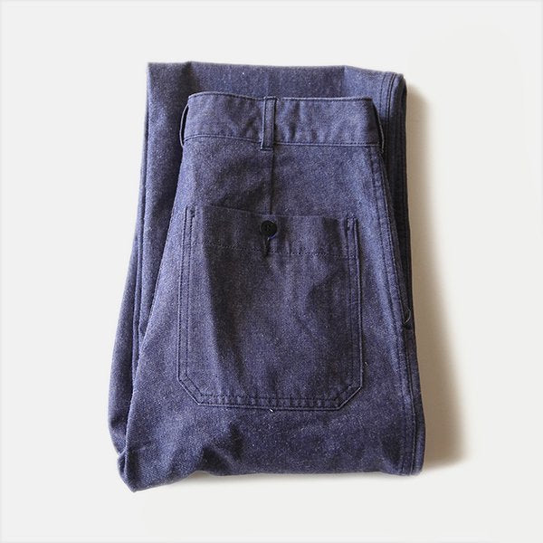 N.O.S AUTHENTIC FRENCH NAVY DENIM PANTS (W30)