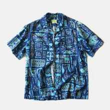 Load image into Gallery viewer, OLD COTTON HAWAIIAN S / S SHIRT (LARGE) MINT CONDITION
