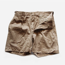 Load image into Gallery viewer, NOS 1950&#39;s FRENCH ARMY M-52 CHINO SHORTS (SIZE-5) STOCK 3
