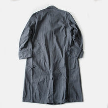 Load image into Gallery viewer, NOS 1950&#39;s FRENCH BLACK COVERT WORK COAT (LARGE)
