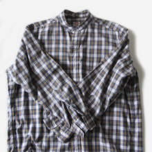Load image into Gallery viewer, &quot;BROOKS BROTHERS&quot; BAND COLLAR CHECK SHIRTS (LARGE)
