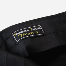 Load image into Gallery viewer, NOS 1960&#39;s &quot;HUBBARD&quot; TAPARED SLACKS BLACK (W33)
