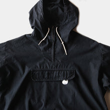 画像をギャラリービューアに読み込む, MADE IN U.S.A 1960&#39;s BLACK COTTON ANORAK PARKA (LARGE) MINT CONDIION
