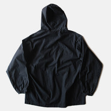 画像をギャラリービューアに読み込む, MADE IN U.S.A 1960&#39;s BLACK COTTON ANORAK PARKA (LARGE) MINT CONDIION
