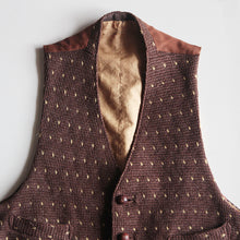 画像をギャラリービューアに読み込む, ANTIQUE WOOL SUIT VEST (MEDIUM)
