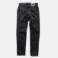 Load image into Gallery viewer, 1990&#39;s &quot;LEVIS&quot; 512 SLIM TAPARED BLACK DENIM (W33 L32) MADE IN USA
