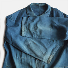 Load image into Gallery viewer, 1920&#39;s～ FRENCH WORK INDIGO FADED JACKET (LARGE)
