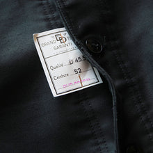 画像をギャラリービューアに読み込む, N.O.S 1950&#39;s FRENCH WORK BLACK MOLESKIN JACKET (52 LARGE)
