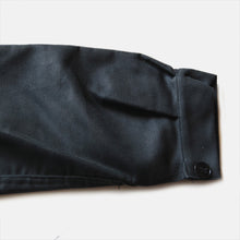 画像をギャラリービューアに読み込む, N.O.S 1950&#39;s FRENCH WORK BLACK MOLESKIN JACKET (52 LARGE)
