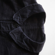 Load image into Gallery viewer, One Wash 1950&#39;s French Work Black Moleskin Jacket (Large 50-52)
