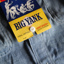 Load image into Gallery viewer, N.O.S 1950&#39;s &quot;BIG YANK&quot; BLUE CHAMBRAY SHIRT (15 HALF)
