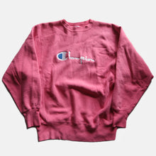 Load image into Gallery viewer, 1990&#39;s &quot;CHAMPION&quot; REVERSEWEAVE SWEAT SHIRT (LARGE) HOT PINK
