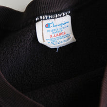 Load image into Gallery viewer, 1980&#39;s &quot;CHAMPION&quot; REVERSE WEAVE SWEAT SHIRT BLACK (X-LARGE)
