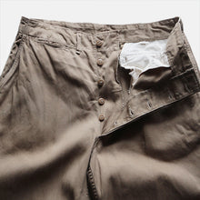 Load image into Gallery viewer, 1950&#39;s &quot;U.S.N&quot; COTTON CHINO TROUSER (W32×L31)
