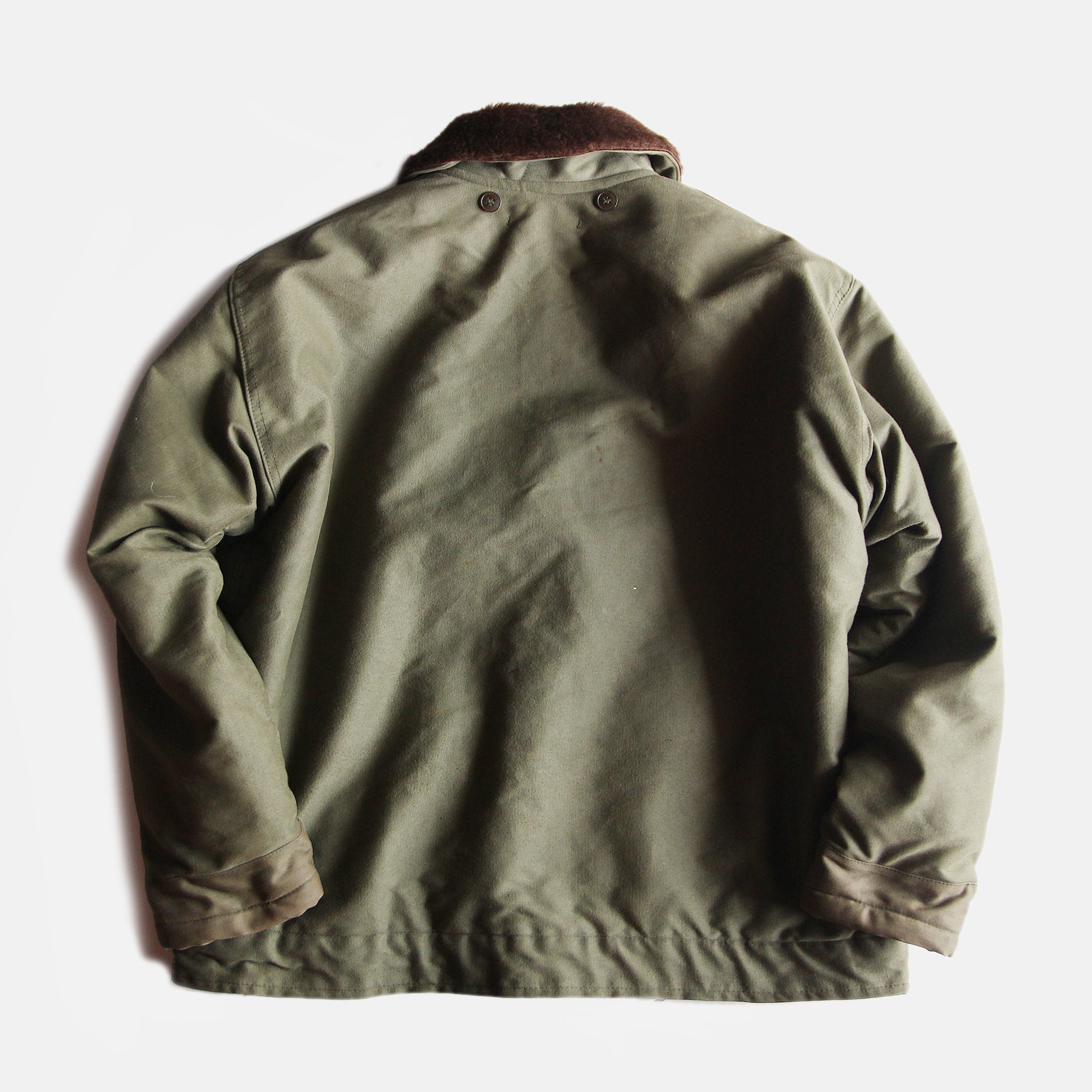 Vintage 70s Marine Nationale French N-1 Deck Jacket Size L/XL