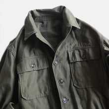 画像をギャラリービューアに読み込む, N.O.S 1950&#39;s &quot;U.S.ARMY&quot; COTTON SATEEN SHIRT OG-107 (SMALL)
