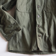 画像をギャラリービューアに読み込む, N.O.S 1950&#39;s &quot;U.S.ARMY&quot; COTTON SATEEN SHIRT OG-107 (SMALL)
