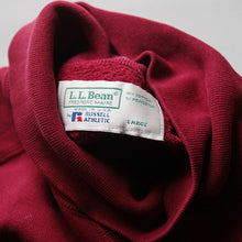 Load image into Gallery viewer, 1990&#39;s &quot;L.L.BEAN×RUSSELL&quot; TURTLE NECK SWEAT PARKA (LARGE) DARK RED
