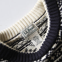 画像をギャラリービューアに読み込む, L.L.BEAN COTTON KNIT SWEATER (MEDIUM) MINT CONDITION
