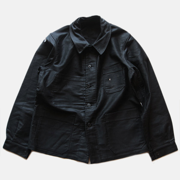 N.O.S 1950's BLACK MOLESKIN WORK JACKET (LARGE) – BURMA-SHAVE