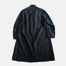 Load image into Gallery viewer, 1900&#39;s～ FRENCH WORK INDIGO LINEN WORK COAT (LARGE) ONE WASH MINT CONDITION
