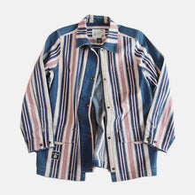 画像をギャラリービューアに読み込む, 1990&#39;s &quot;RALPH LAUREN&quot; RANDOM STRIPE COTTON JACKET (UNISEX)
