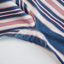 画像をギャラリービューアに読み込む, 1990&#39;s &quot;RALPH LAUREN&quot; RANDOM STRIPE COTTON JACKET (UNISEX)
